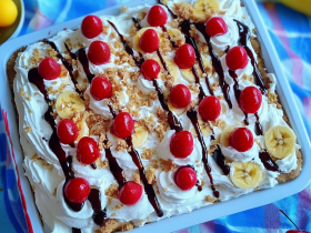 Banana Split Cake