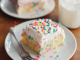 Funfetti Poke Cake
