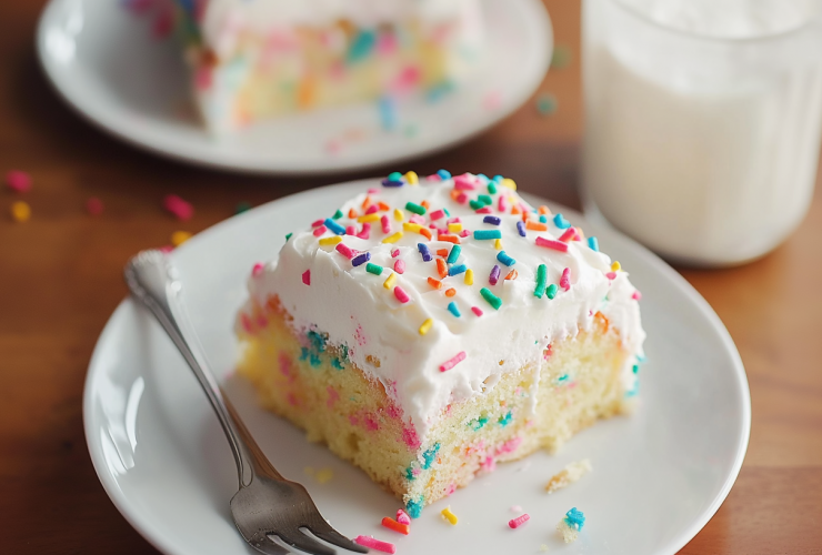 Funfetti Poke Cake