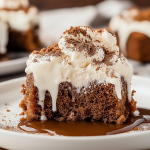 Gingerbread Poke Cake