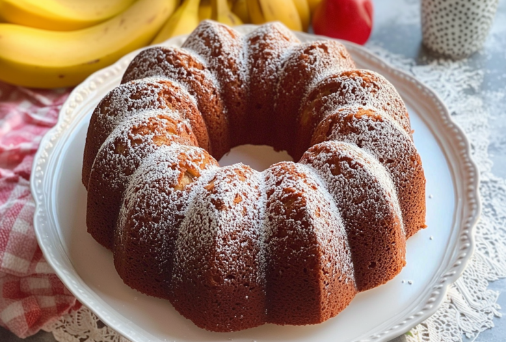 SOUR CREAM BANANA BUNDT CAKE