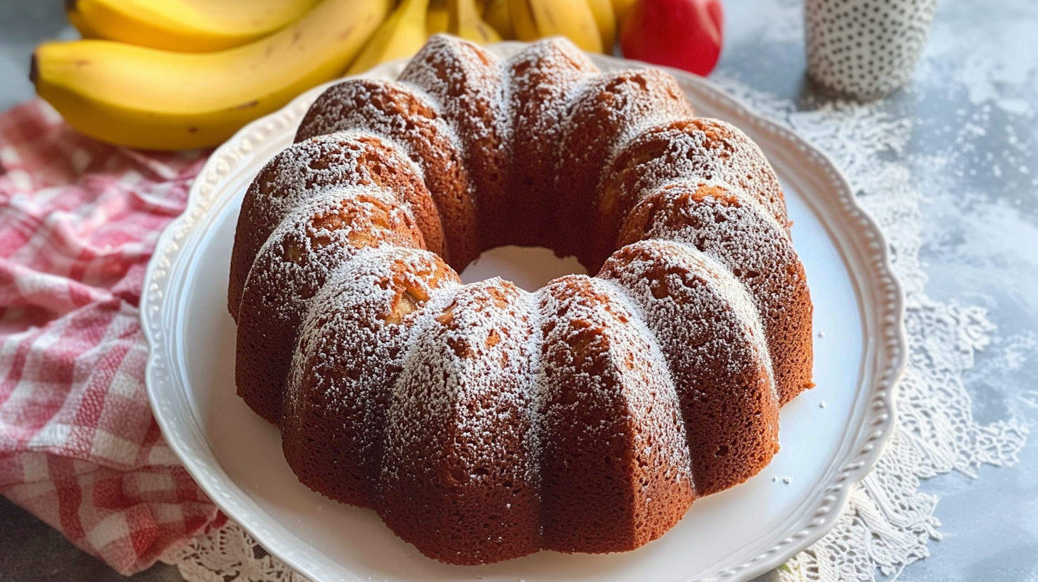 SOUR CREAM BANANA BUNDT CAKE