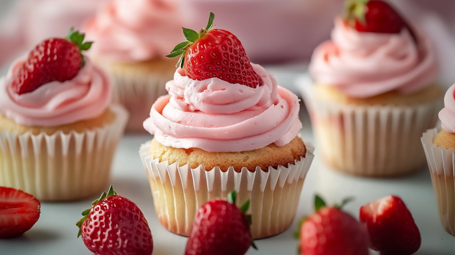 Strawberry Cupcakes